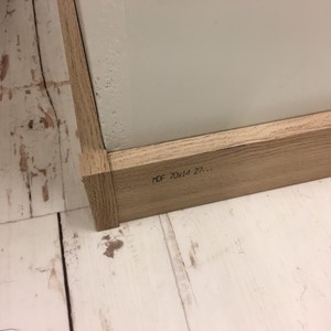 Egger Hoek/Eindstuk MDF Folie Plint Hoek/Eindstuk MDF