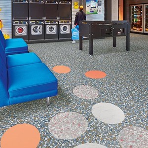 Forbo Allura Material 0.7 (50 x 50) 63492DR7 blue terrazzo