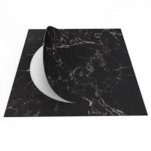 Forbo Allura Circle 0,7 (50 x 50) 63544DR7 black marble circle