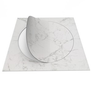 Forbo Allura Circle 0,7 (50 x 50) 63550DR7 white marble circle