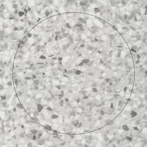 Forbo Allura Circle 0,7 (50 x 50) 63586DR7 grey terrazzo circle